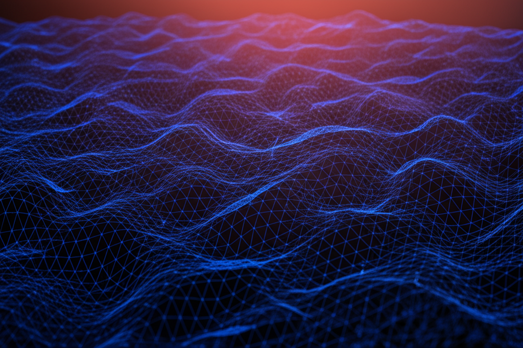 Abstract digital network pattern